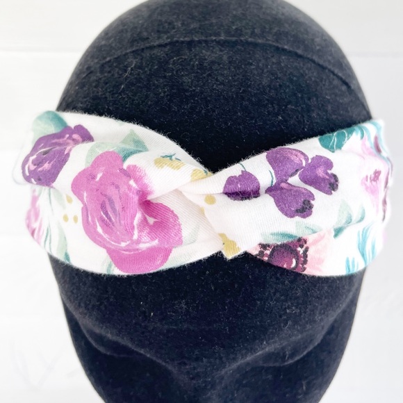 Floral headband handmade - Picture 2 of 2